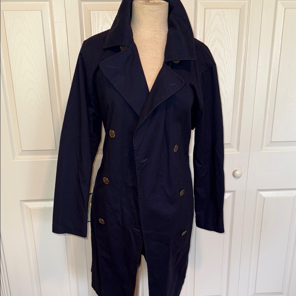 GAP Navy Double-Breasted Coat